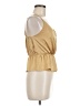 Love Tree Gold Sleeveless Blouse Size M - photo 4