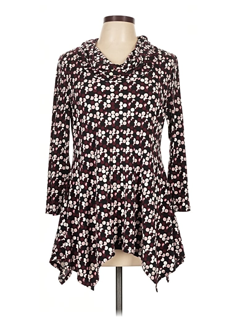 Pre-owned Chaus Kimono In Burgundy