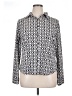 Lane Bryant Silver Long Sleeve Polo Size 14 (1) - photo 1