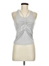 Free People Silver Sleeveless Top Size M - photo 1