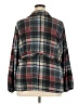 NY Collection Plaid Gray 3/4 Sleeve Blouse Size 2X - photo 2