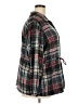 NY Collection Plaid Gray 3/4 Sleeve Blouse Size 2X - photo 4