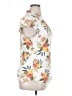 Dna Couture Floral White Sleeveless T-Shirt Size 1X - photo 4
