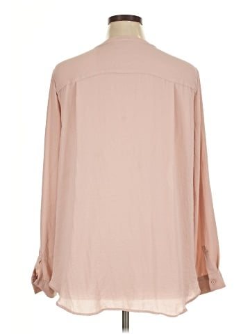 a.n.a. A New Approach Long Sleeve Blouse (view 2)