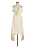 Entro 100% Polyester Ivory Cocktail Dress Size M - photo 1
