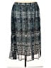 Motto 100% Polyester Print Silver Blue Casual Skirt Size 3X (petite) - photo 1