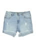 Celebrity Pink Blue Denim Shorts Size 27 waist - photo 1