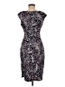Connected Apparel 100% Polyester Paisley Purple Cocktail Dress Size 6 - photo 2