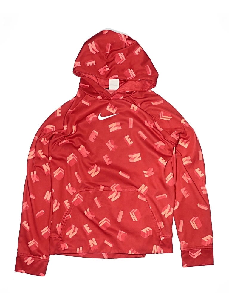 Click to view more detailed imagery on our partner's website Pre-owned Nike Kids' Pullover Hoodie In Red