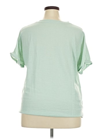 Unbranded Short Sleeve Henley (view 2)