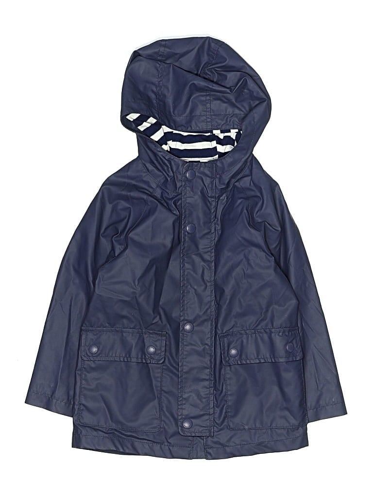 Pre-owned Baby Gap Kids' Raincoat In Blue