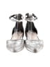 Seychelles 100% Leather Metallic Silver Flats Size 9 - photo 2