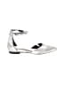 Seychelles 100% Leather Metallic Silver Flats Size 9 - photo 1
