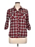 Eden & Olivia 100% Polyester Plaid Red 3/4 Sleeve Blouse Size XL - photo 1