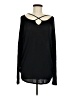 Alya Black Long Sleeve Top Size M - photo 1