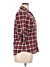 Eden & Olivia 100% Polyester Plaid Red 3/4 Sleeve Blouse Size XL - photo 4