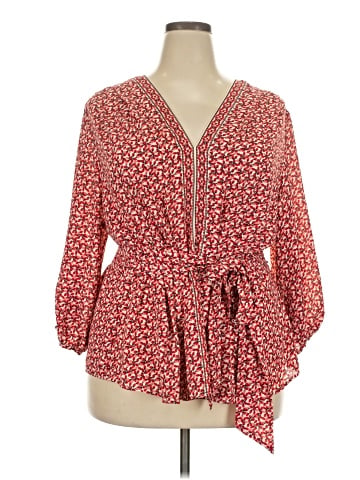 Max Studio 3/4 Sleeve Blouse (view 1)