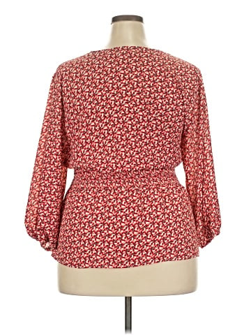 Max Studio 3/4 Sleeve Blouse (view 2)