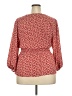 Max Studio 100% Polyester Red 3/4 Sleeve Blouse Size 2X - photo 2