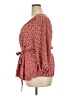 Max Studio 100% Polyester Red 3/4 Sleeve Blouse Size 2X - photo 5