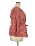 Max Studio 100% Polyester Red 3/4 Sleeve Blouse Size 2X - photo 4