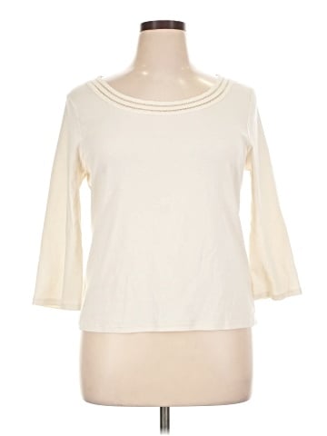 Lauren by Ralph Lauren 3/4 Sleeve Top (view 1)