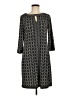 Wisp Chevron-herringbone Gray Casual Dress Size 8 - photo 1