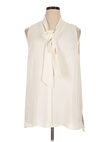 Lafayette 148 New York Sleeveless Silk Top (view 1)