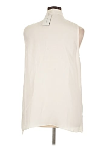Lafayette 148 New York Sleeveless Silk Top (view 2)