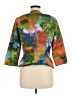 Coldwater Creek Print Green Jacket Size 8 - photo 2