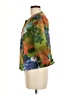 Coldwater Creek Print Green Jacket Size 8 - photo 5