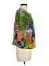 Coldwater Creek Print Green Jacket Size 8 - photo 4