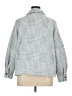 Greylin Checkered-gingham Blue Jacket Size 1X - photo 2