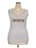 Kavio! 100% Cotton Gray Sleeveless Top Size 2X - photo 1