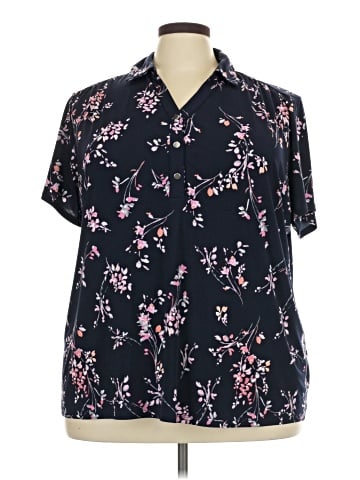 Croft & Barrow Short Sleeve Blouse (view 1)