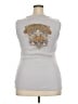 Kavio! 100% Cotton Gray Sleeveless Top Size 2X - photo 2