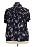 Croft & Barrow Floral Black Short Sleeve Blouse Size 3X - photo 2