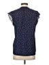 Eliane Rose 100% Polyester Polka Dots Blue Short Sleeve Blouse Size S - photo 2