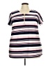 Roz & Ali Ivory Short Sleeve Top Size 3X - photo 1