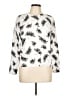 Talbots Print White Pullover Sweater Size L - photo 1