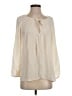 Joie 100% Silk Ivory Long Sleeve Silk Top Size S - photo 1