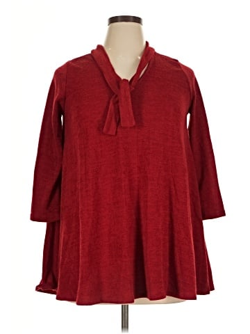Hot Ginger 3/4 Sleeve Top (view 1)