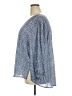 Fun2Fun 100% Polyester Blue 3/4 Sleeve Blouse Size 3X - photo 5