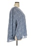 Fun2Fun 100% Polyester Blue 3/4 Sleeve Blouse Size 3X - photo 4