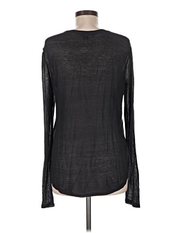 Vince. Long Sleeve Silk Top (view 2)