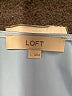 Ann Taylor LOFT 100% Polyester Blue Sleeveless Top Size L - photo 7