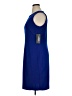 Andrew Marc Solid Blue Cocktail Dress Size 16 - photo 5