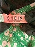 Shein 100% Polyester Floral Green Casual Dress Size S - photo 7