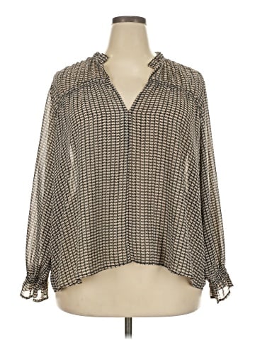 Violeta by Mango Long Sleeve Blouse (view 1)