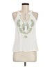 LA Hearts 100% Rayon White Sleeveless Blouse Size M - photo 1